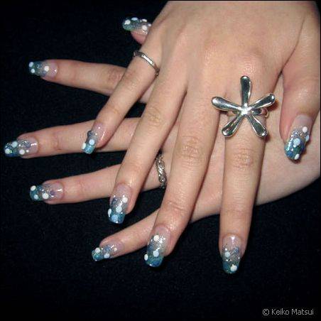 French manicure nail art designs are
